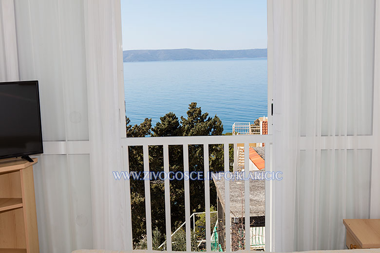 apartments Klarii, ivogoše -sea view from balcony