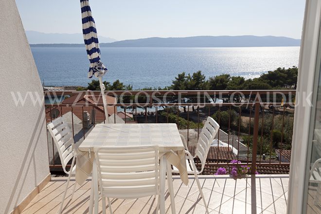 balcony with sea view