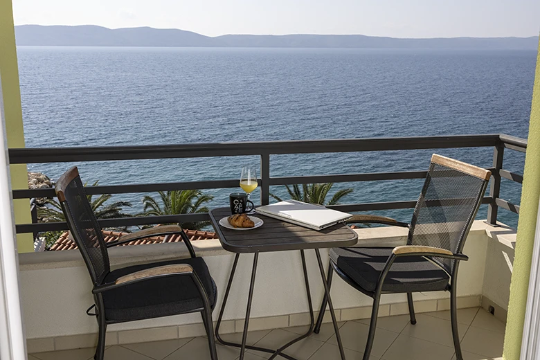 Apartments Villa Filip, Živogošće - balcony with sea view