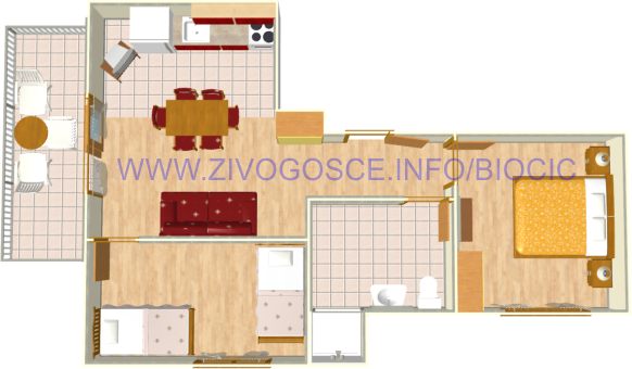 Apartments Villa Filip plan