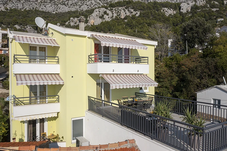 Villa Filip, Živogošće, aerial view