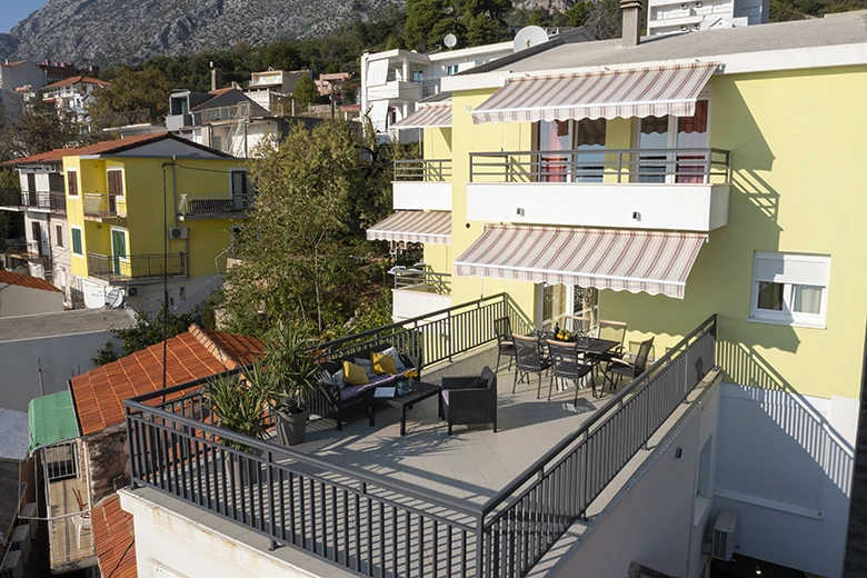 Villa Filip, Živogošće, aerial view