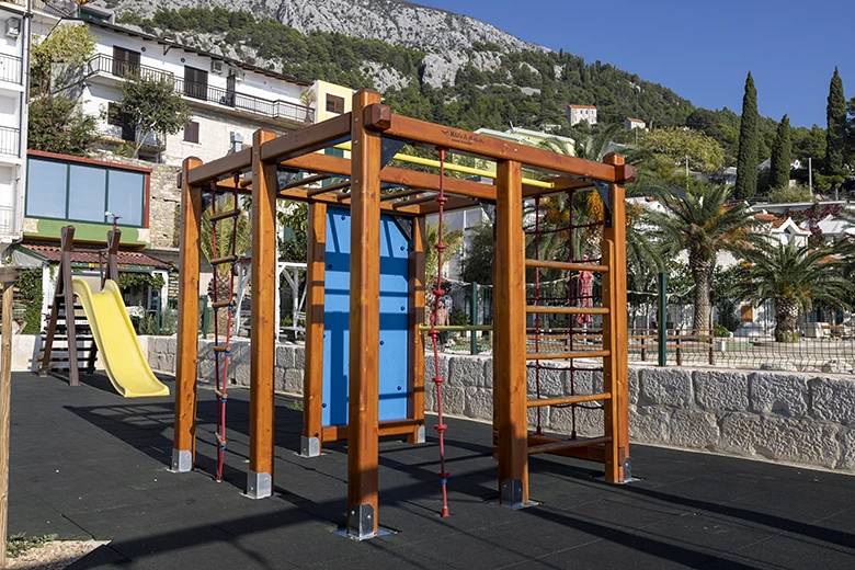 Živogošće, children playground on the beach