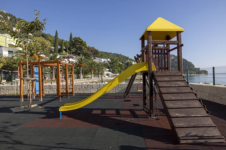 Živogošće, children playground on the beach