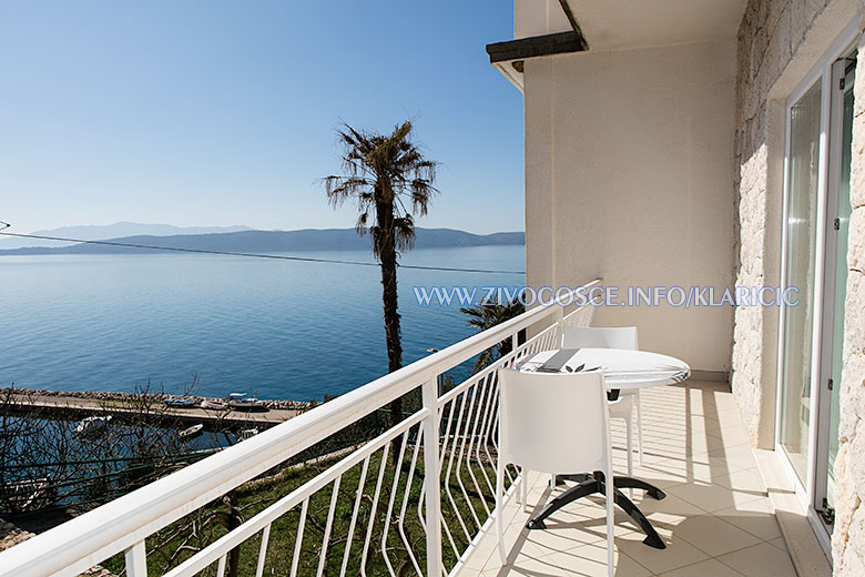 apartments Klarii, ivogoše - balcony with sea view