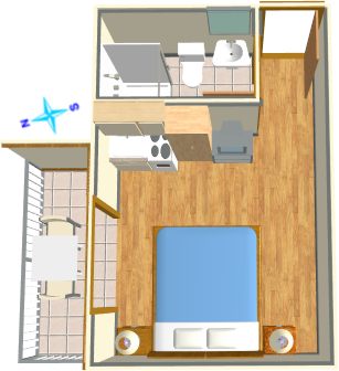 Apartments Klarii, ivogoše - plan